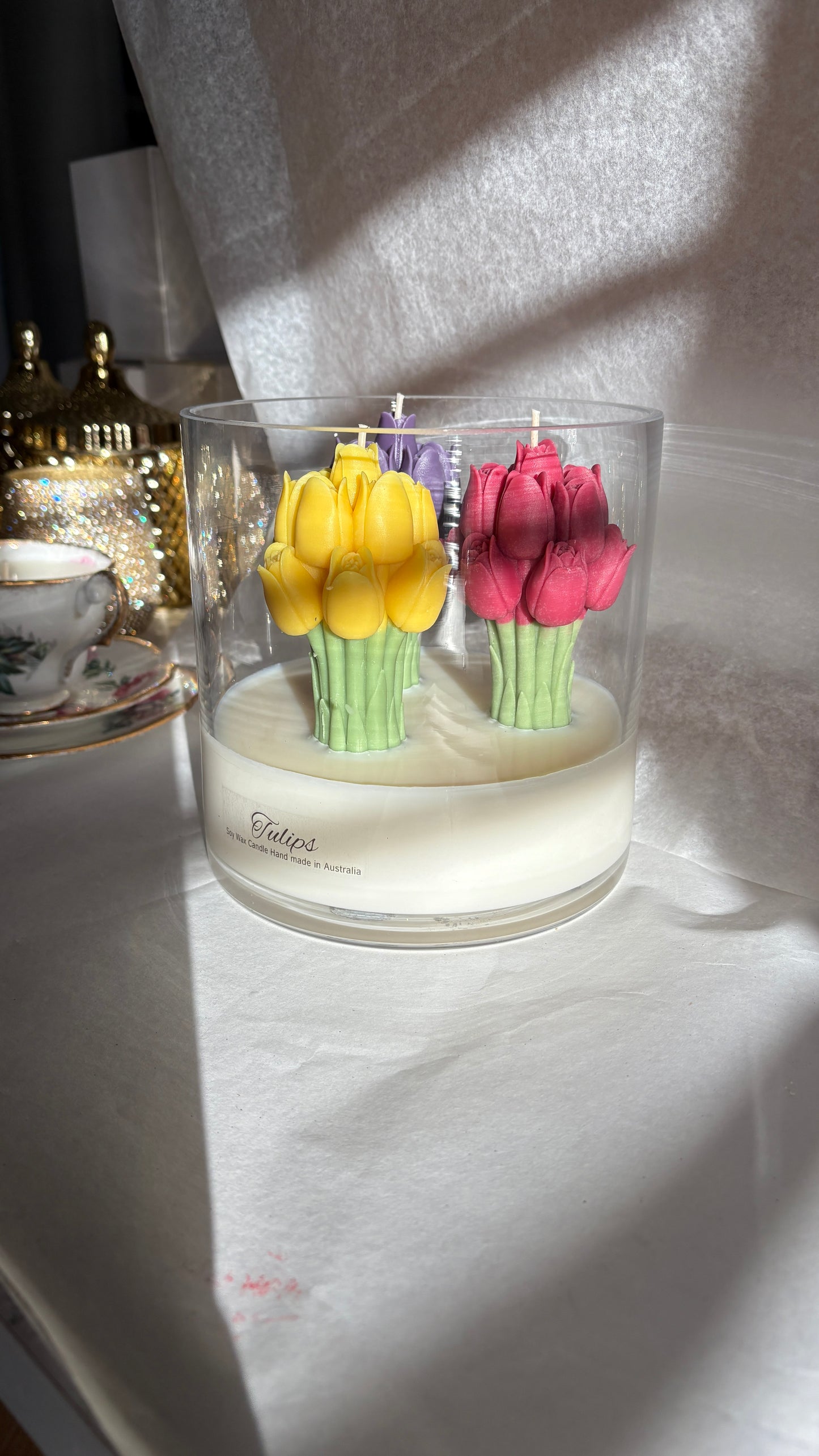 Jumbo Tulips - Jars of Flowers