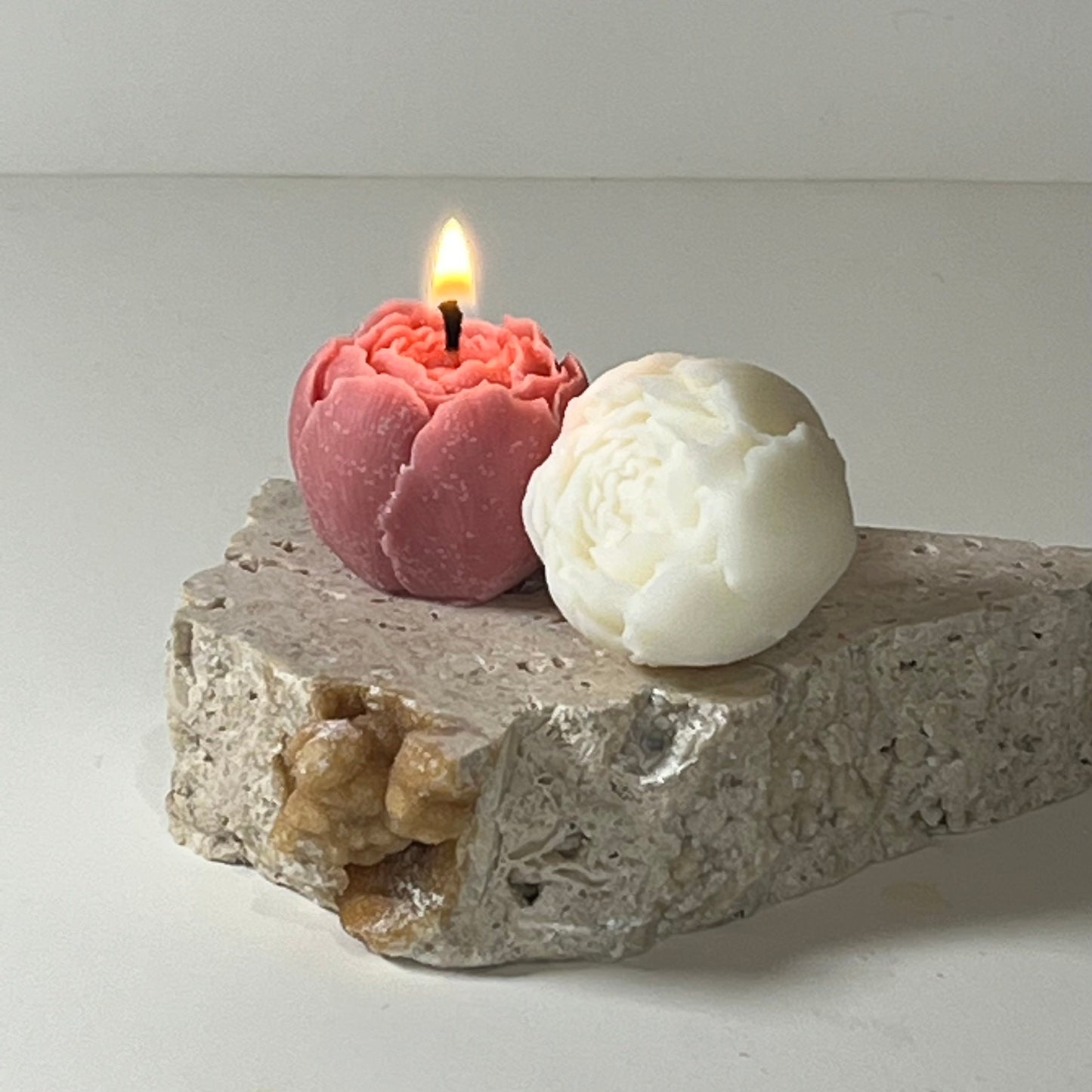 Peony Buds Sculptural Candles