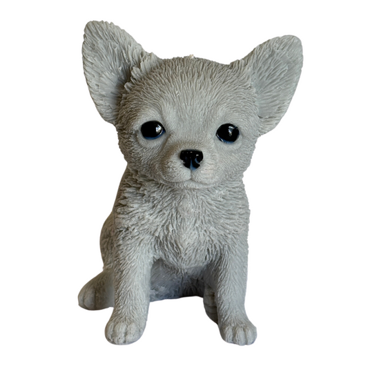 Chihuahua Puppy Sculptural Candle