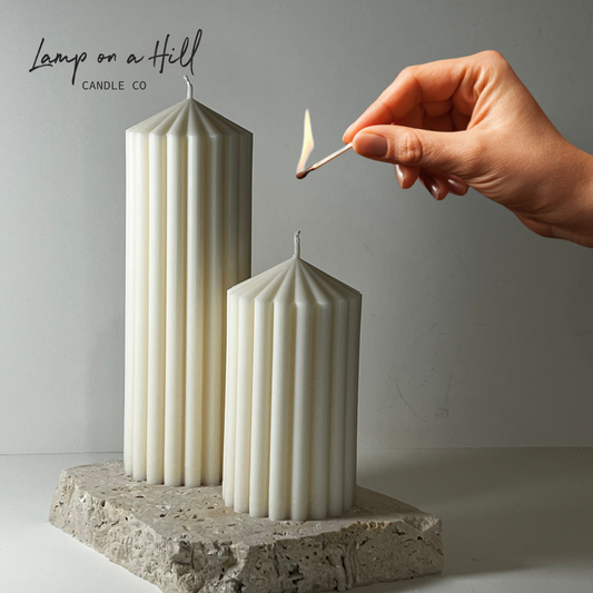 Circus Pillars Sculptural Candles