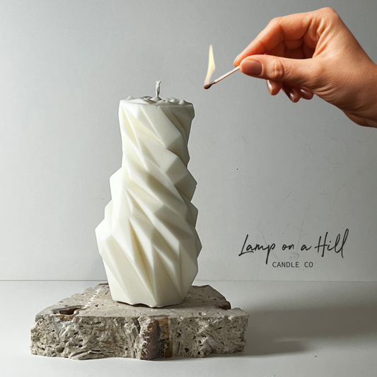 Diamond Sculptural Candle