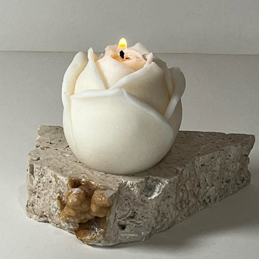 Rose Sculptural Candle