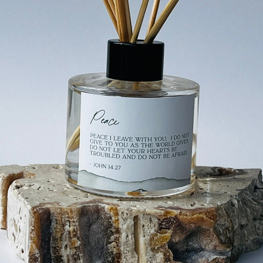 Peace - Bible Verse Reed Diffuser - “Peace I leave with you.....” John 14:27