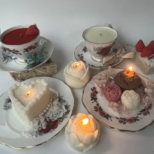 Vintage Teacup Candle